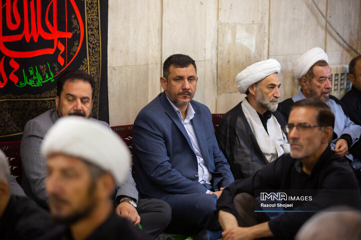 عزاداری محرم در دفتر آیت الله طباطبایی نژاد