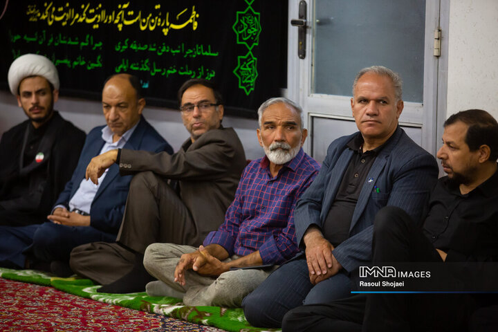 عزاداری محرم در دفتر آیت الله طباطبایی نژاد