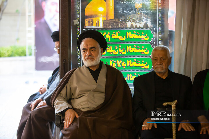 عزاداری محرم در دفتر آیت الله طباطبایی نژاد