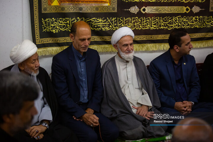 عزاداری محرم در دفتر آیت الله طباطبایی نژاد