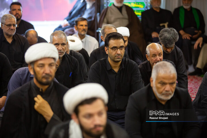 عزاداری محرم در دفتر آیت الله طباطبایی نژاد