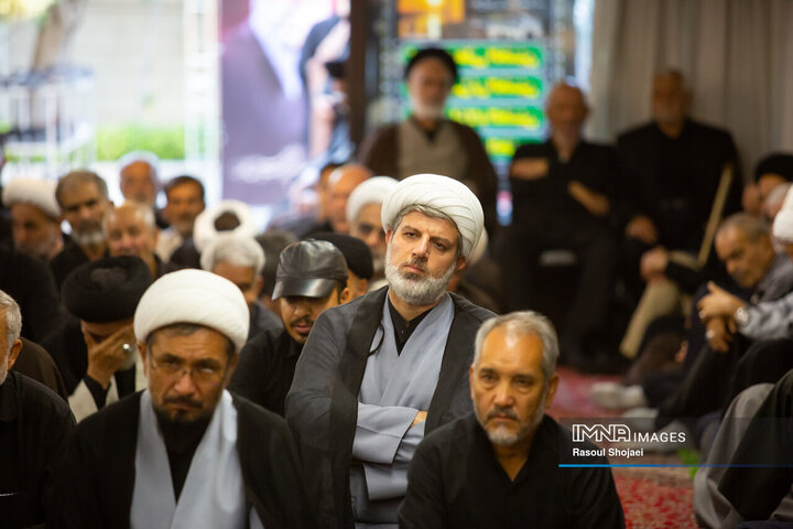 عزاداری محرم در دفتر آیت الله طباطبایی نژاد