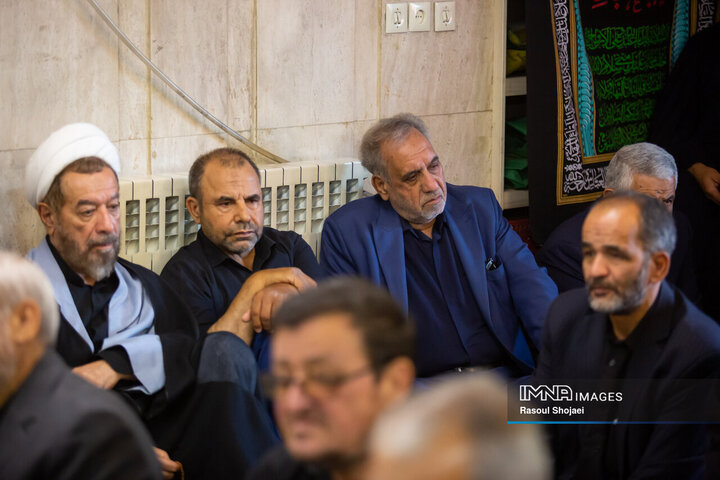 عزاداری محرم در دفتر آیت الله طباطبایی نژاد