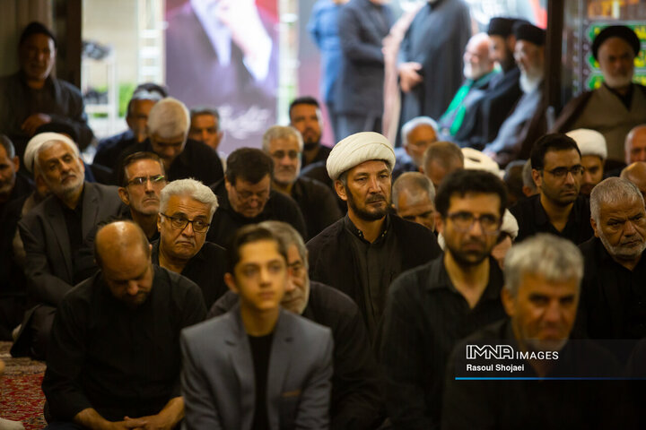 عزاداری محرم در دفتر آیت الله طباطبایی نژاد