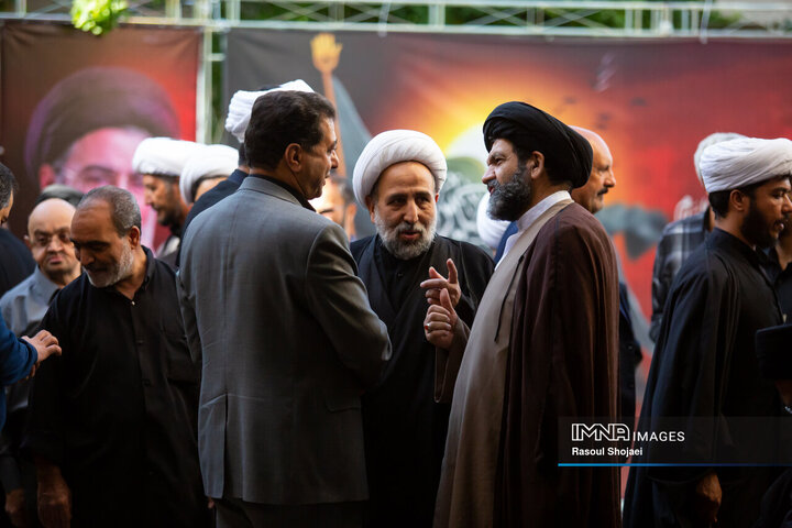 عزاداری محرم در دفتر آیت الله طباطبایی نژاد
