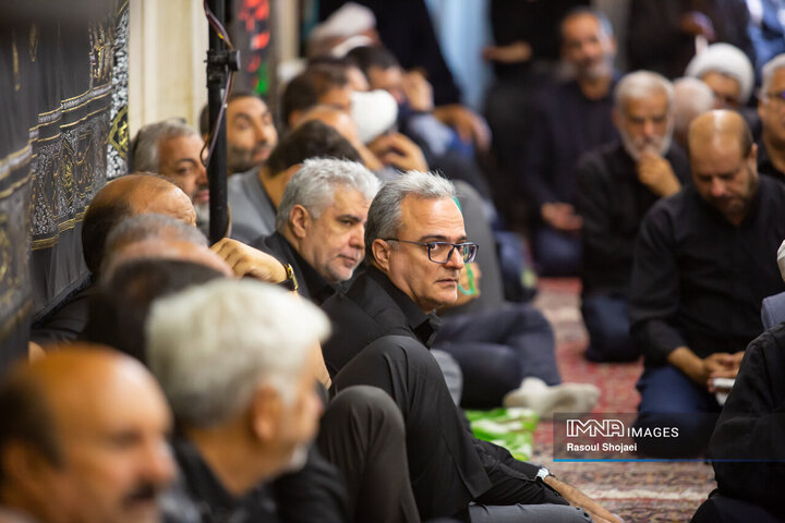 عزاداری محرم در دفتر آیت الله طباطبایی نژاد
