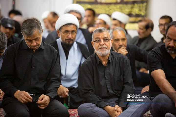 عزاداری محرم در دفتر آیت الله طباطبایی نژاد