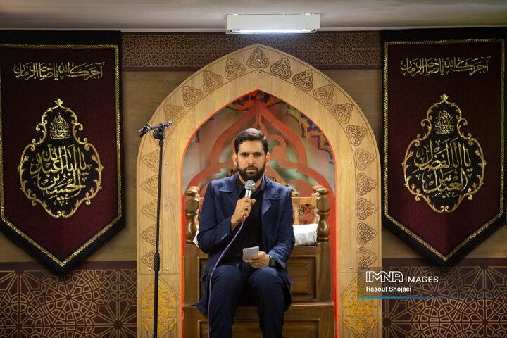 عزاداری محرم در دفتر آیت الله طباطبایی نژاد