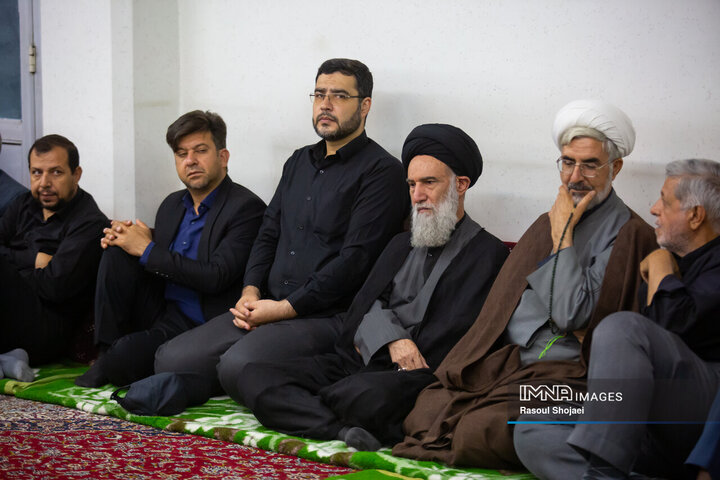 عزاداری محرم در دفتر آیت الله طباطبایی نژاد