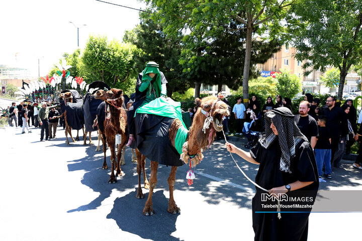 آئین حرکت نمادین طایفه بنی اسد در همدان