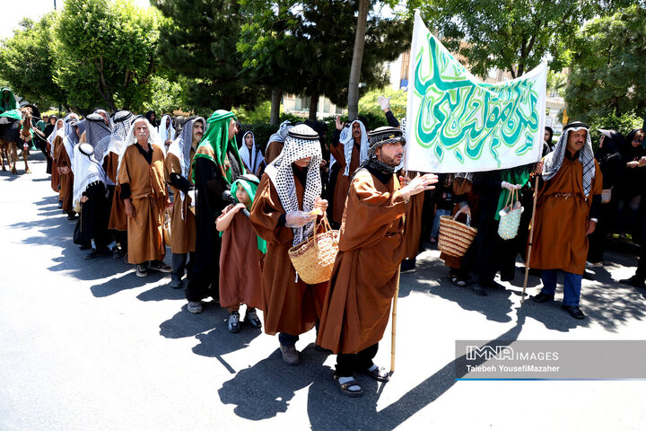آئین حرکت نمادین طایفه بنی اسد در همدان