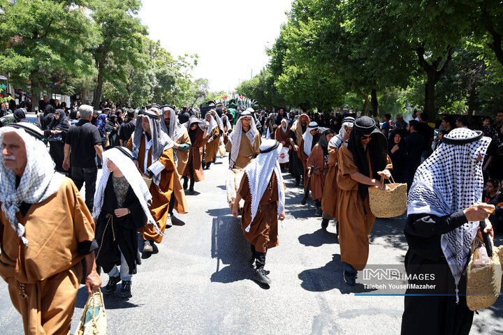 آئین حرکت نمادین طایفه بنی اسد در همدان