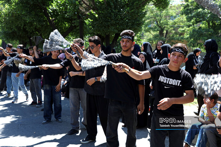 آئین حرکت نمادین طایفه بنی اسد در همدان