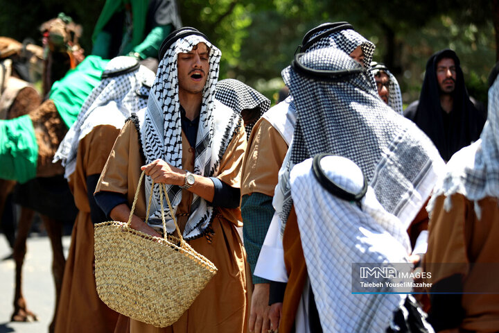 آئین حرکت نمادین طایفه بنی اسد در همدان