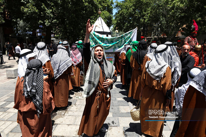 آئین حرکت نمادین طایفه بنی اسد در همدان