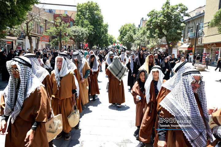 آئین حرکت نمادین طایفه بنی اسد در همدان