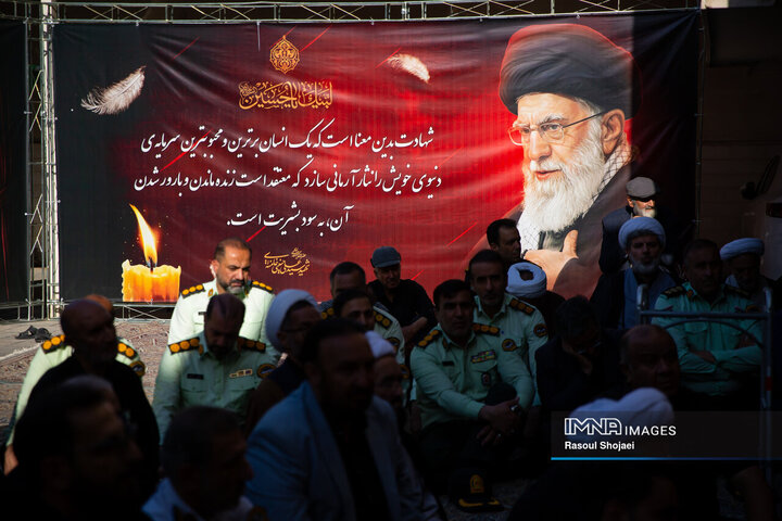 عزاداری محرم در دفتر آیت الله طباطبایی نژاد 2