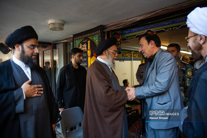 عزاداری محرم در دفتر آیت الله طباطبایی نژاد 2