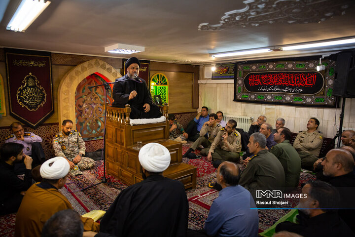 عزاداری محرم در دفتر آیت الله طباطبایی نژاد 2