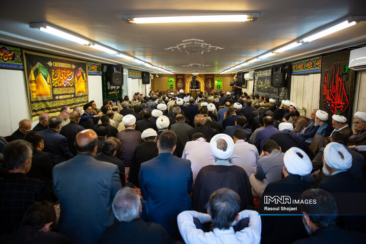 عزاداری محرم در دفتر آیت الله طباطبایی نژاد 2