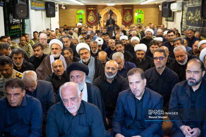 عزاداری محرم در دفتر آیت الله طباطبایی نژاد 2