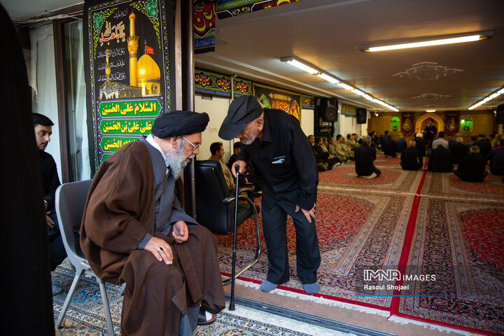عزاداری محرم در دفتر آیت الله طباطبایی نژاد 2