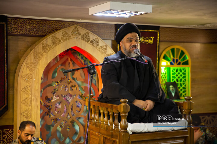 عزاداری محرم در دفتر آیت الله طباطبایی نژاد 2