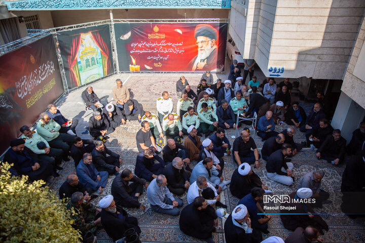 عزاداری محرم در دفتر آیت الله طباطبایی نژاد 2