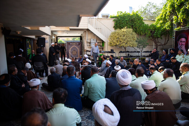عزاداری محرم در دفتر آیت الله طباطبایی نژاد 2