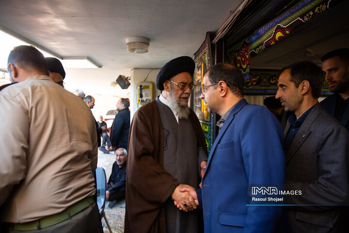 عزاداری محرم در دفتر آیت الله طباطبایی نژاد 2