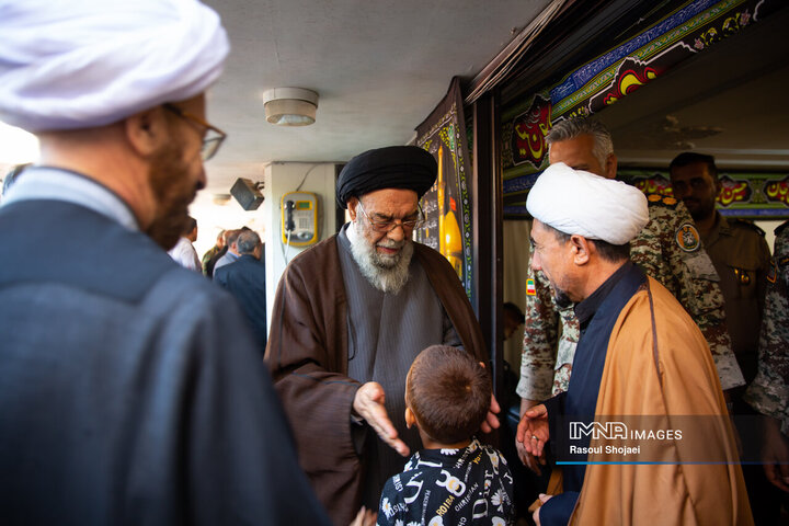 عزاداری محرم در دفتر آیت الله طباطبایی نژاد 2