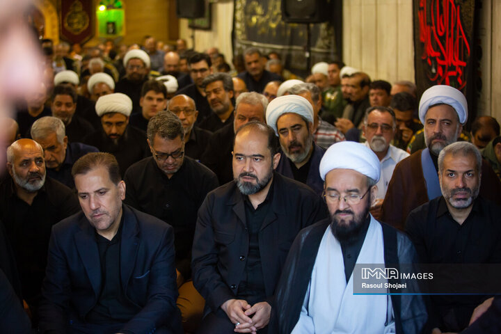 عزاداری محرم در دفتر آیت الله طباطبایی نژاد 2