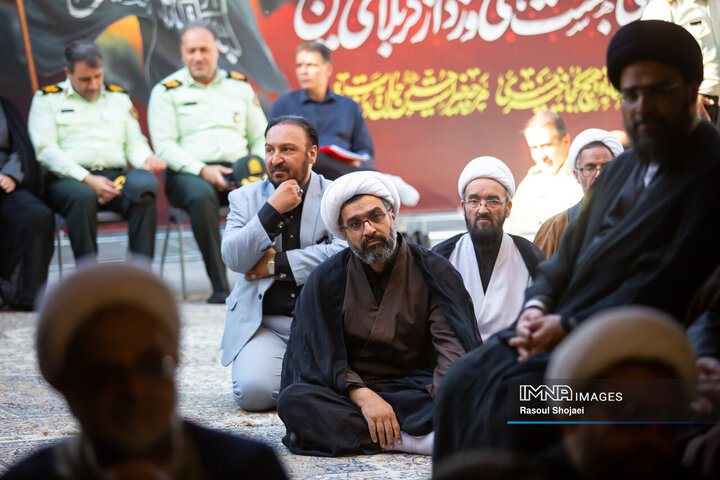 عزاداری محرم در دفتر آیت الله طباطبایی نژاد 2