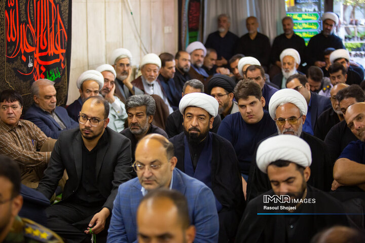 عزاداری محرم در دفتر آیت الله طباطبایی نژاد 2
