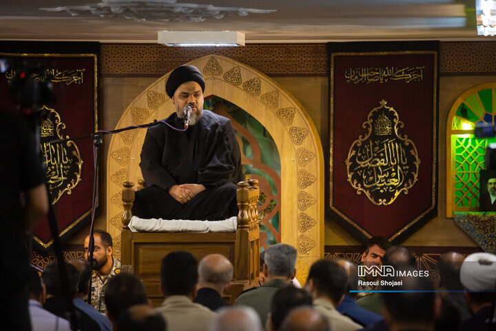 عزاداری محرم در دفتر آیت الله طباطبایی نژاد 2