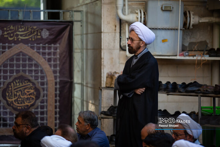 عزاداری محرم در دفتر آیت الله طباطبایی نژاد 2