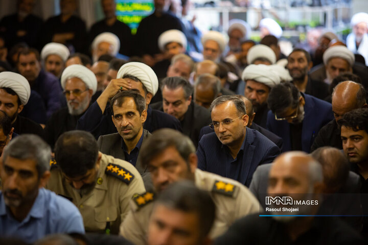 عزاداری محرم در دفتر آیت الله طباطبایی نژاد 2