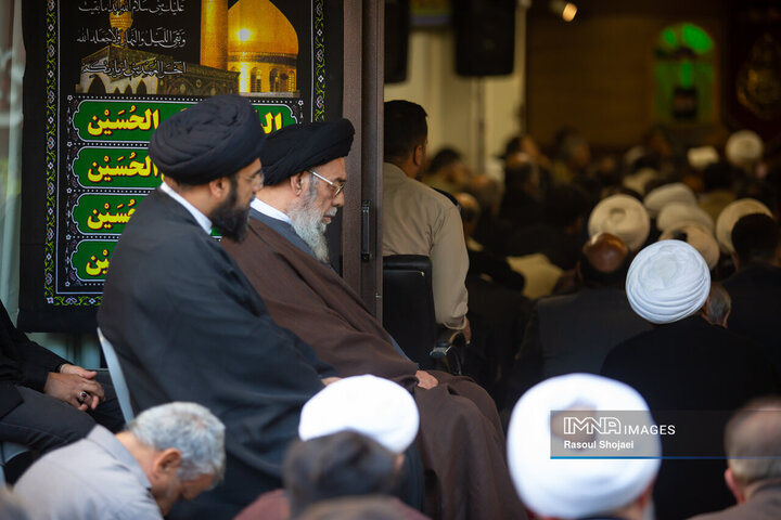 عزاداری محرم در دفتر آیت الله طباطبایی نژاد 2