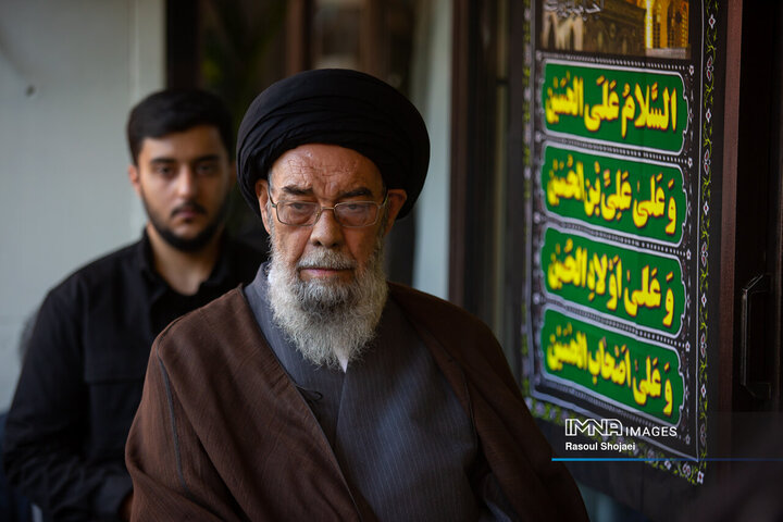 عزاداری محرم در دفتر آیت الله طباطبایی نژاد 2