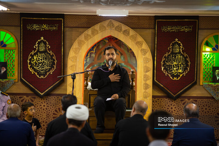 عزاداری محرم در دفتر آیت الله طباطبایی نژاد 2