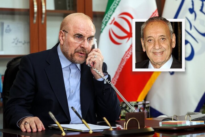 گفت‌وگوی تلفنی قالیباف و نبیه بری درباره آخرین تحولات لبنان