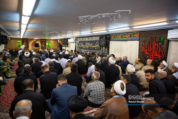 سومین روز عزاداری دهه دوم محرم در دفتر امام جمعه اصفهان