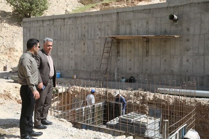 مخزن ۱۰۰۰ مترمکعبی قوچعلی شهر ایلام وارد مدار بهره‌برداری شد