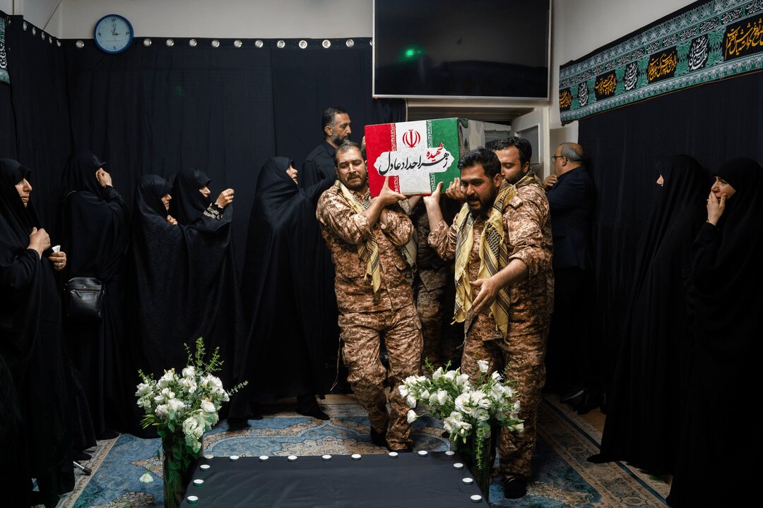 مراسم وداع با همسر شهید رهبر انقلاب در مدرسه فرهنگ تهران برگزار شد