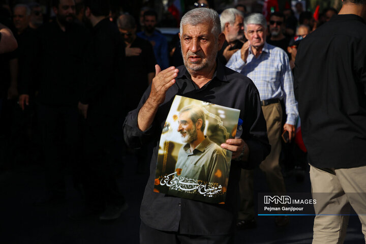 مراسم تشییع «مصباح الهدی باقری کنی»