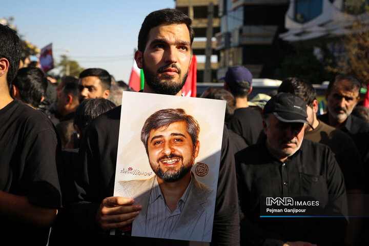 مراسم تشییع «مصباح الهدی باقری کنی»
