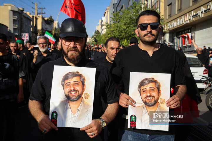 مراسم تشییع «مصباح الهدی باقری کنی»