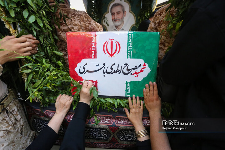 مراسم تشییع «مصباح الهدی باقری کنی»
