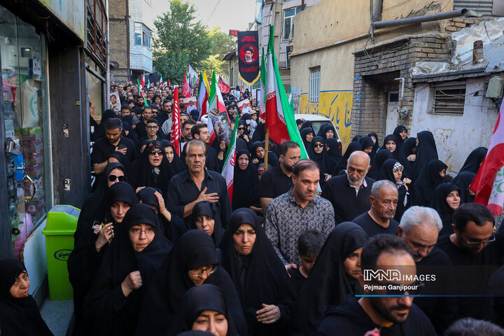 مراسم تشییع «مصباح الهدی باقری کنی»