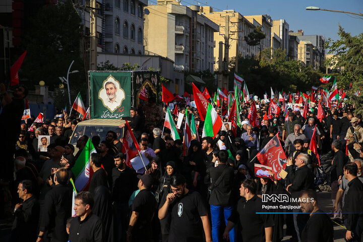 مراسم تشییع «مصباح الهدی باقری کنی»